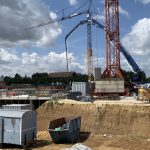 Baustelle Neubauprojekt Wohnen im Park Langenau