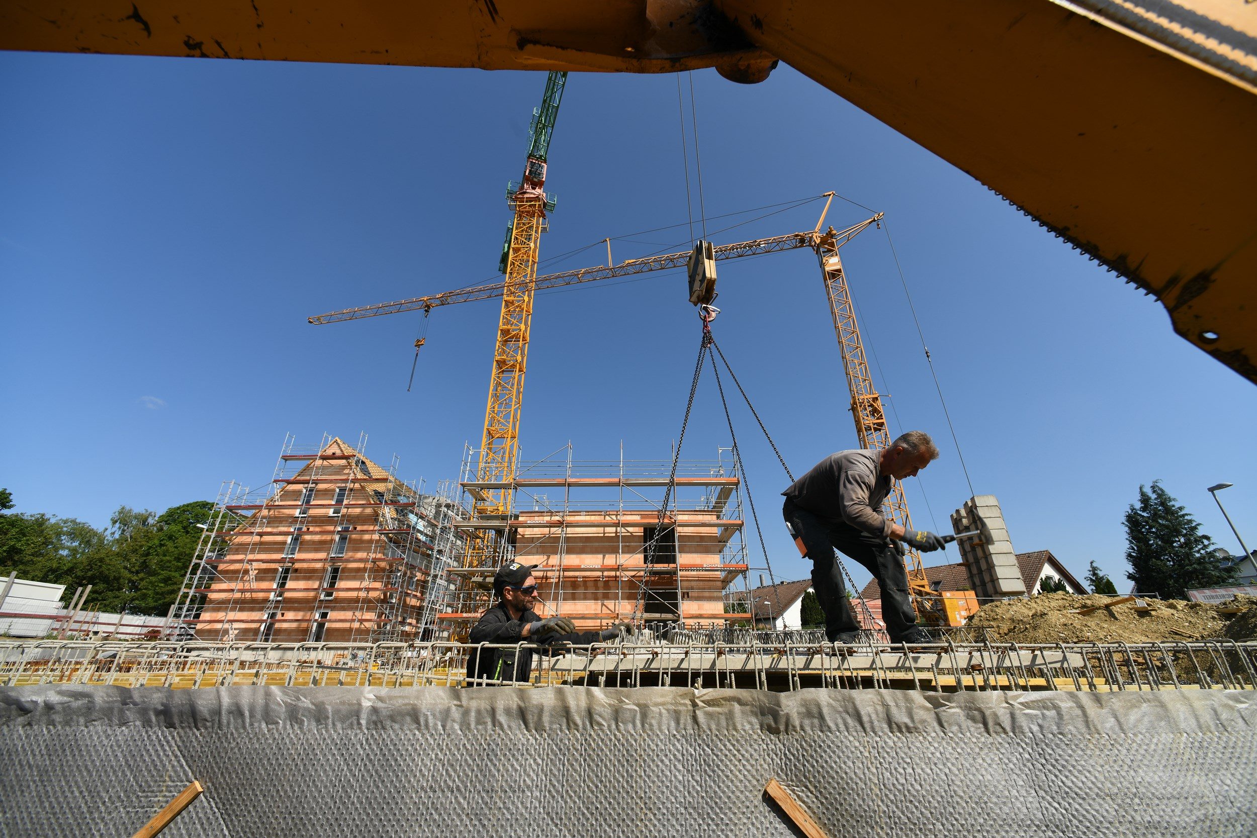 Baustelle des Neubauprojekts Alte Schreinerei