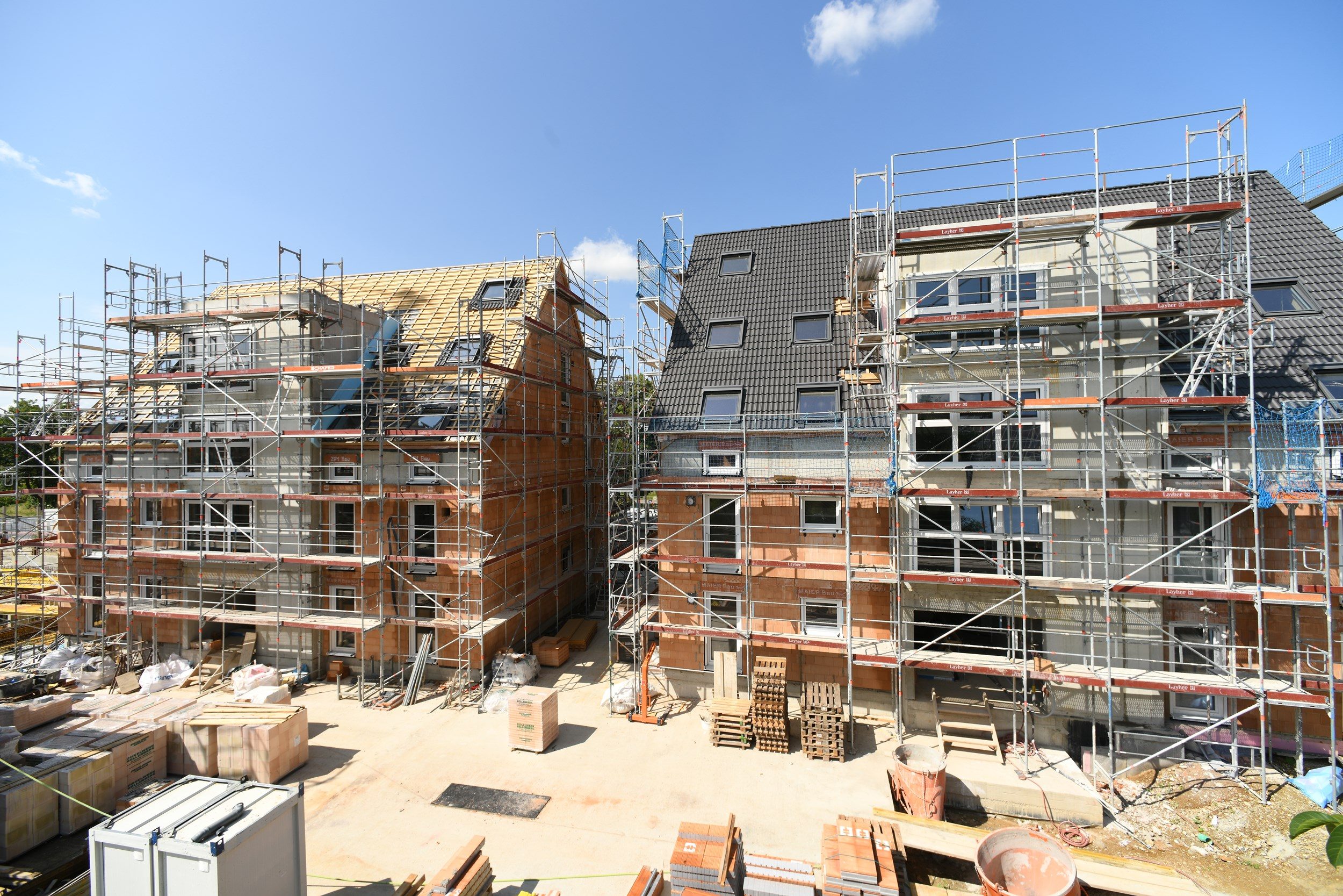 Baustelle des Neubauprojekts Alte Schreinerei