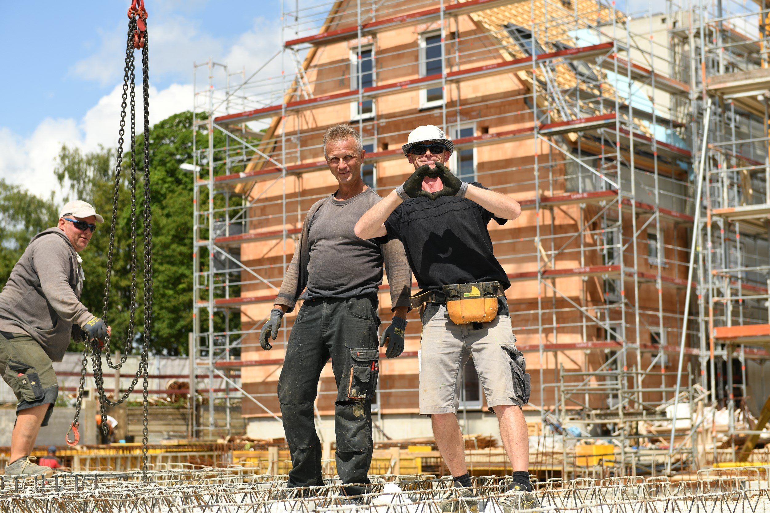 Baustelle des Neubauprojekts Alte Schreinerei