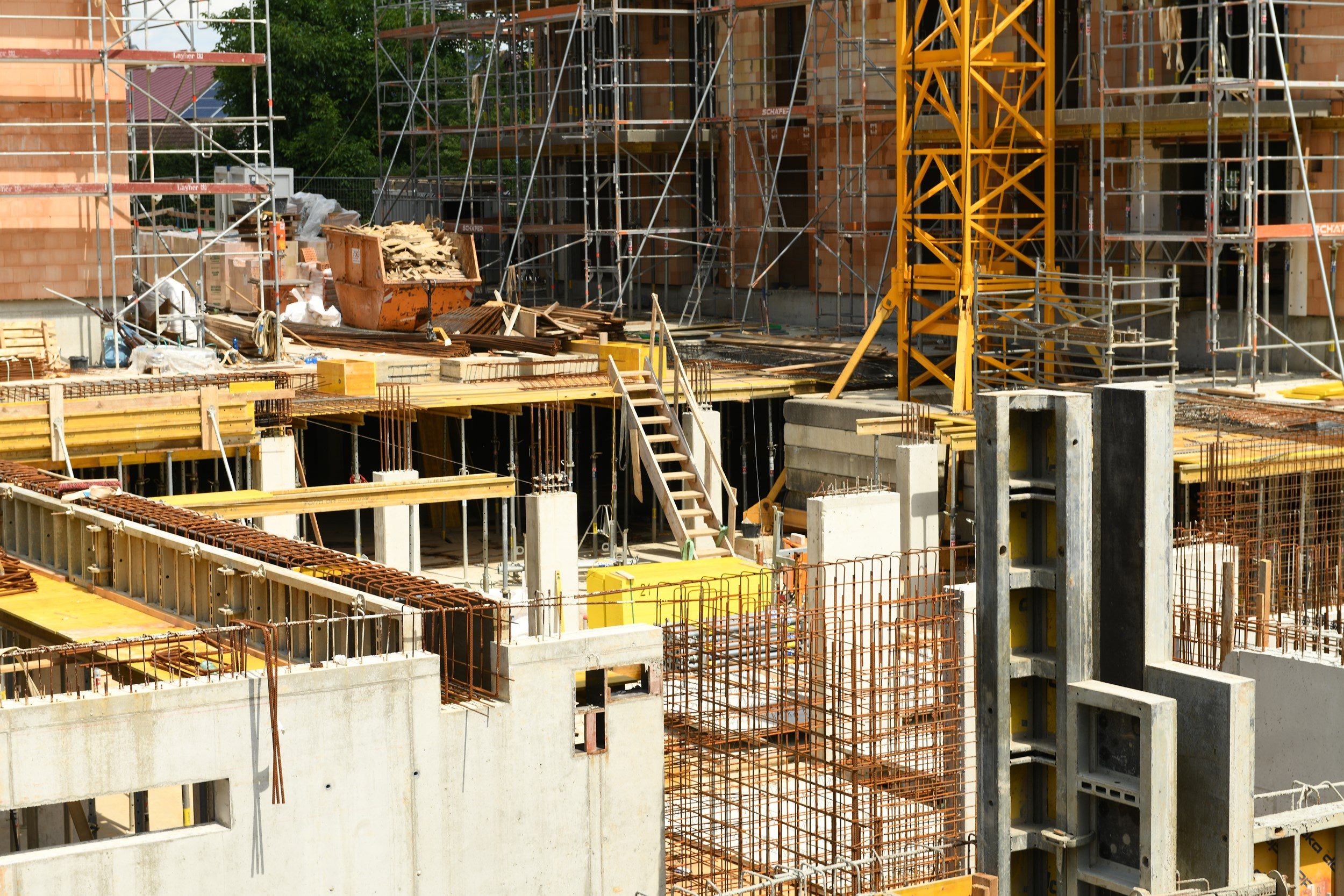 Baustelle des Neubauprojekts Alte Schreinerei