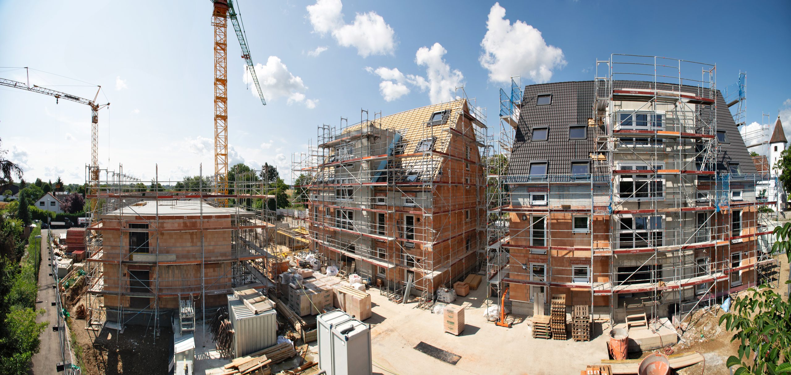 Baustelle des Neubauprojekts Alte Schreinerei