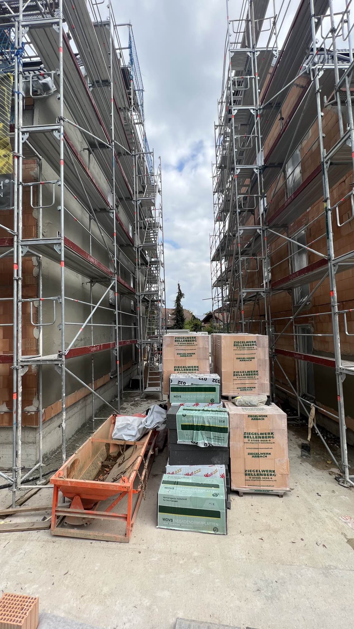 Baustelle des Neubauprojekts Alte Schreinerei