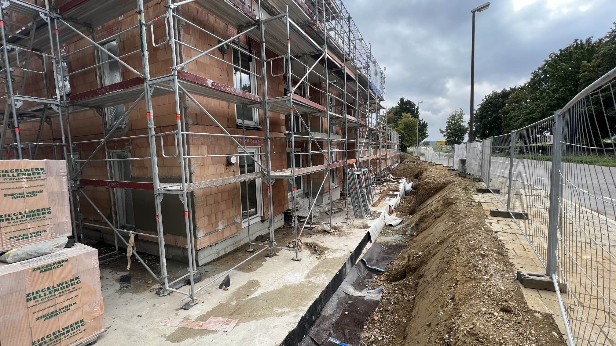 Baustelle des Neubauprojekts Alte Schreinerei