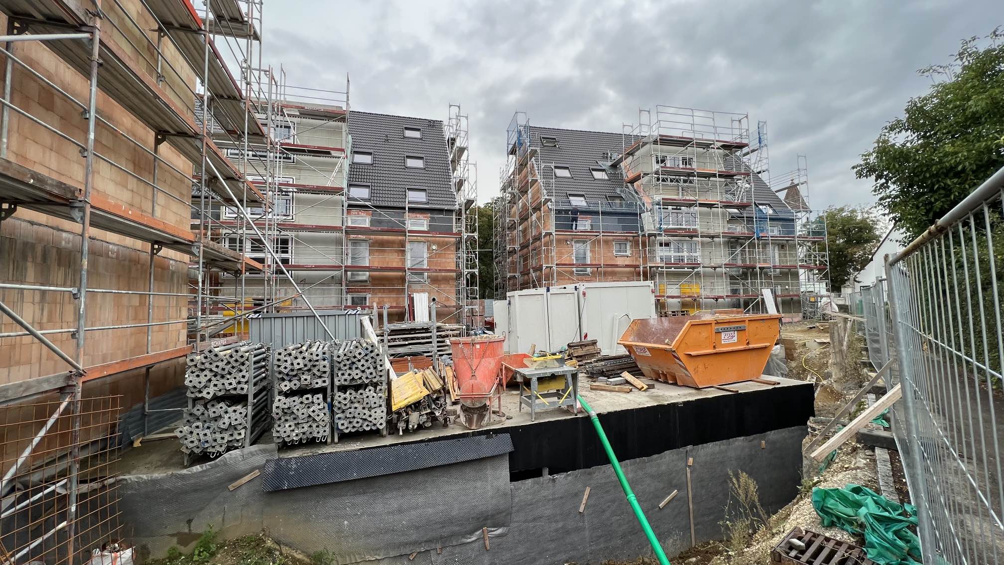 Baustelle des Neubauprojekts Alte Schreinerei
