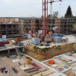 Baustelle Neubauprojekt Wohnen im Park Langenau
