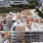Baustelle Neubauprojekt Wohnen im Park Langenau