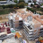 Baustelle Neubauprojekt Wohnen im Park Langenau