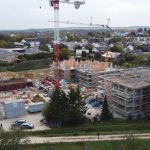Baustelle Neubauprojekt Wohnen im Park Langenau