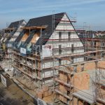 Luftansicht auf das Neubauprojekt Alte Schreinerei