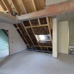 Innenaufnahme des Neubauprojekts Alte Schreinerei während dem Bau