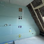 Innenaufnahme des Neubauprojekts Alte Schreinerei während dem Bau