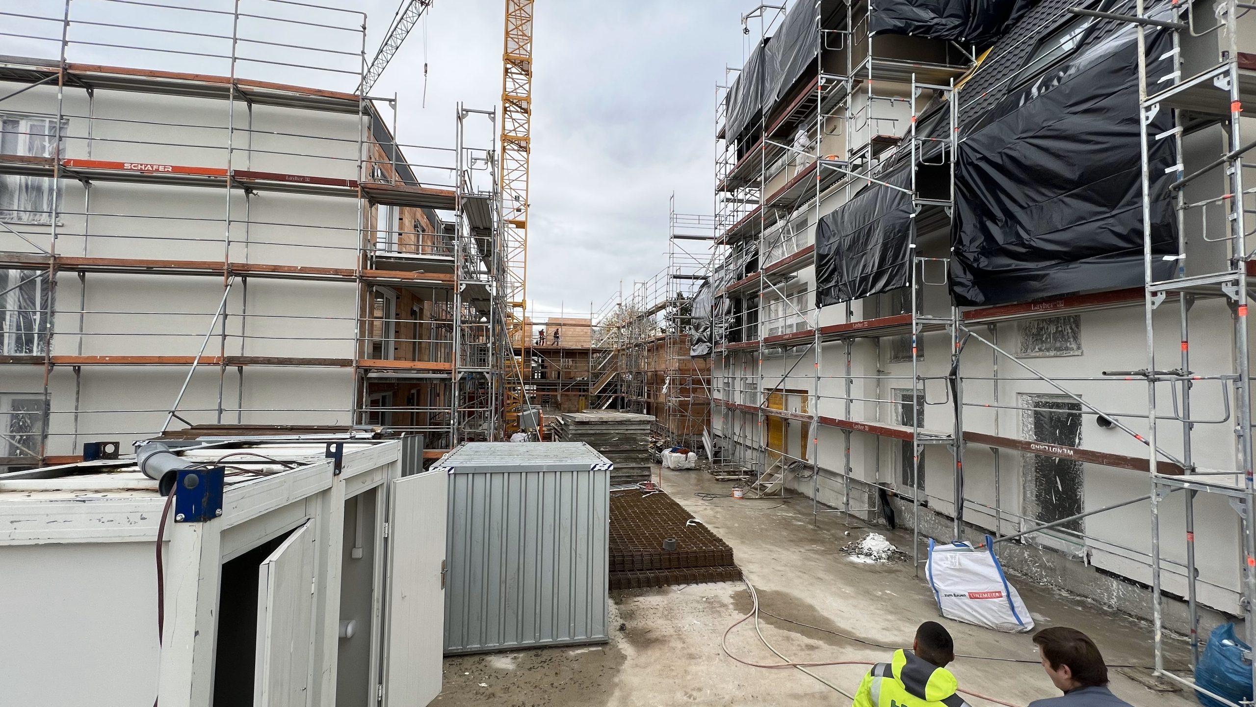 Außenansicht des Neubauprojekts Alte Schreinerei