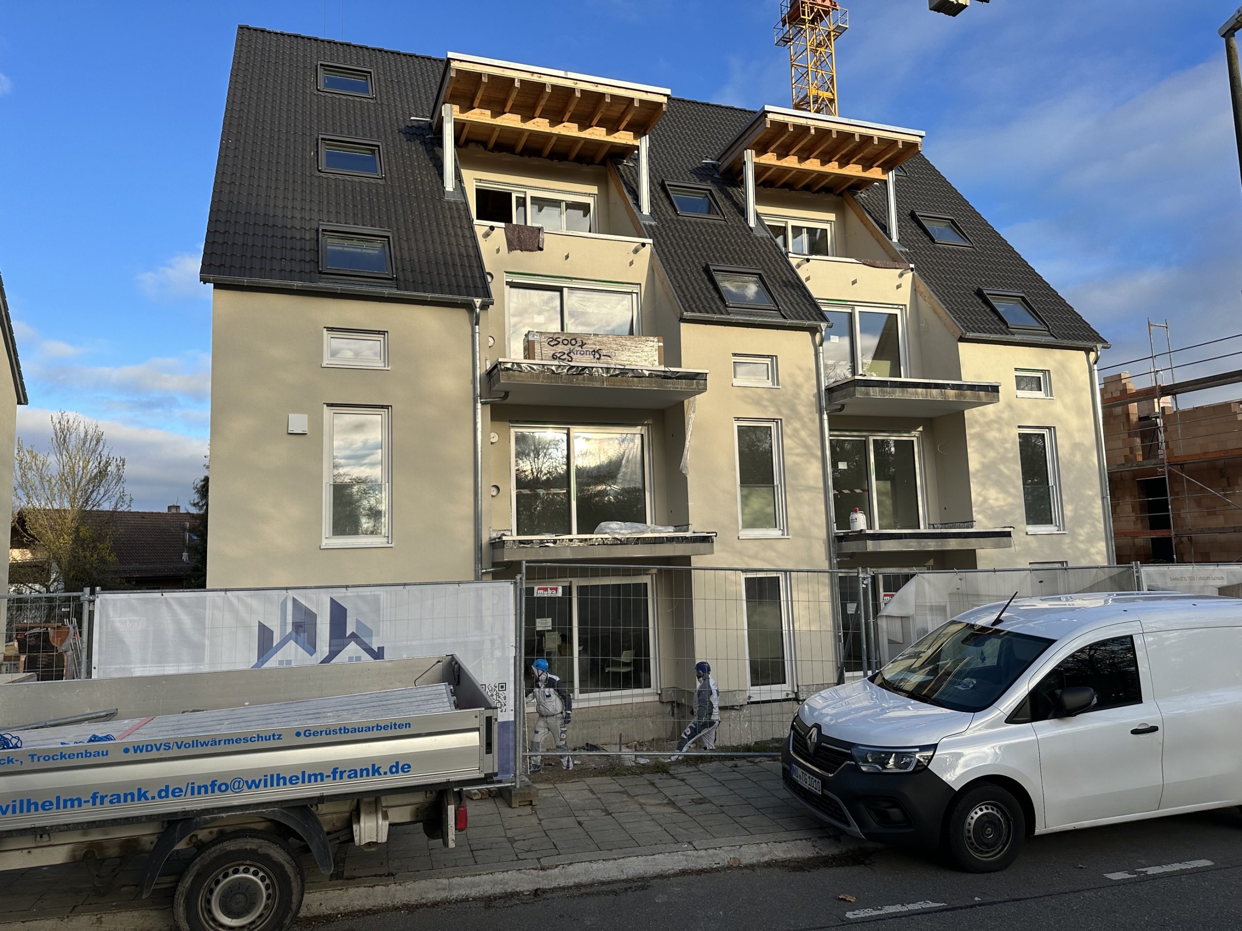 Außenansicht des Neubauprojekts Alte Schreinerei