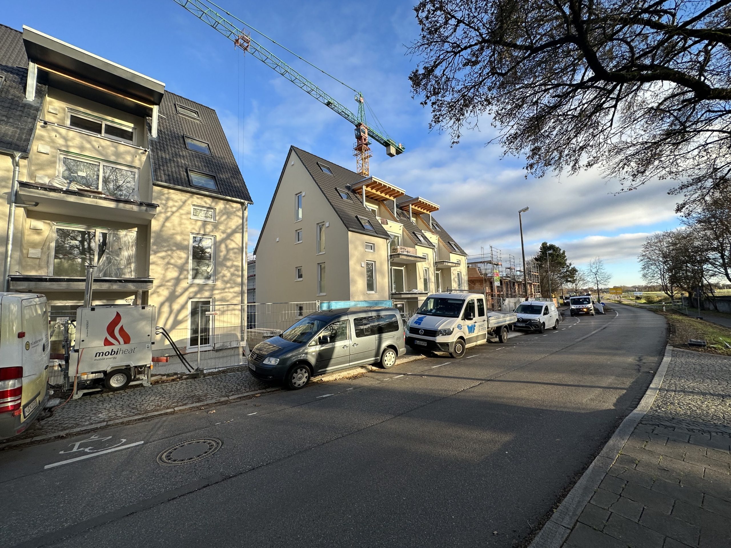 Baustelle des Neubauprojekts Alte Schreinerei