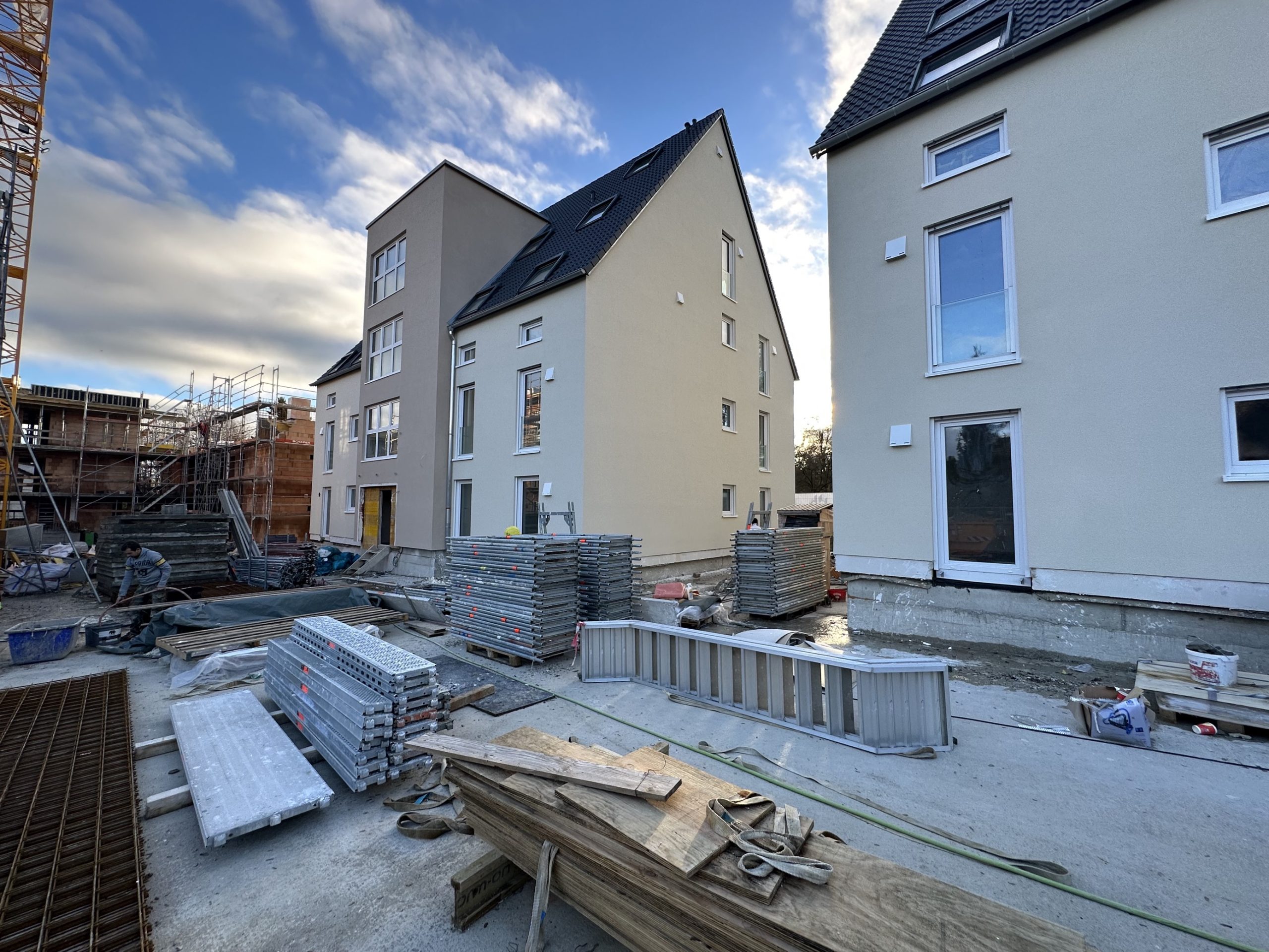 Baustelle des Neubauprojekts Alte Schreinerei