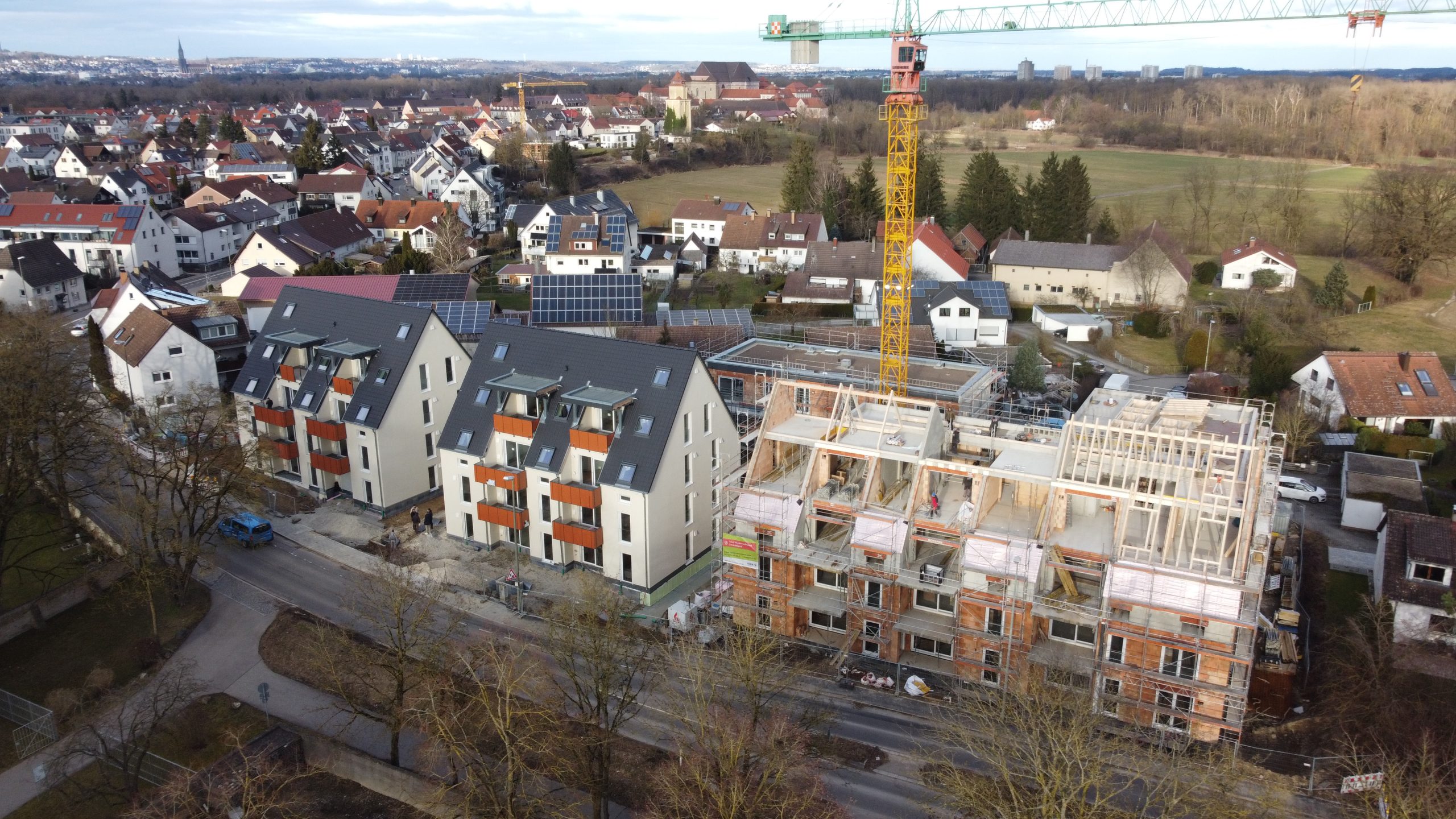 Außenansicht des Neubauprojekts Alte Schreinerei