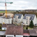 Luftansicht auf das Neubauprojekt Alte Schreinerei