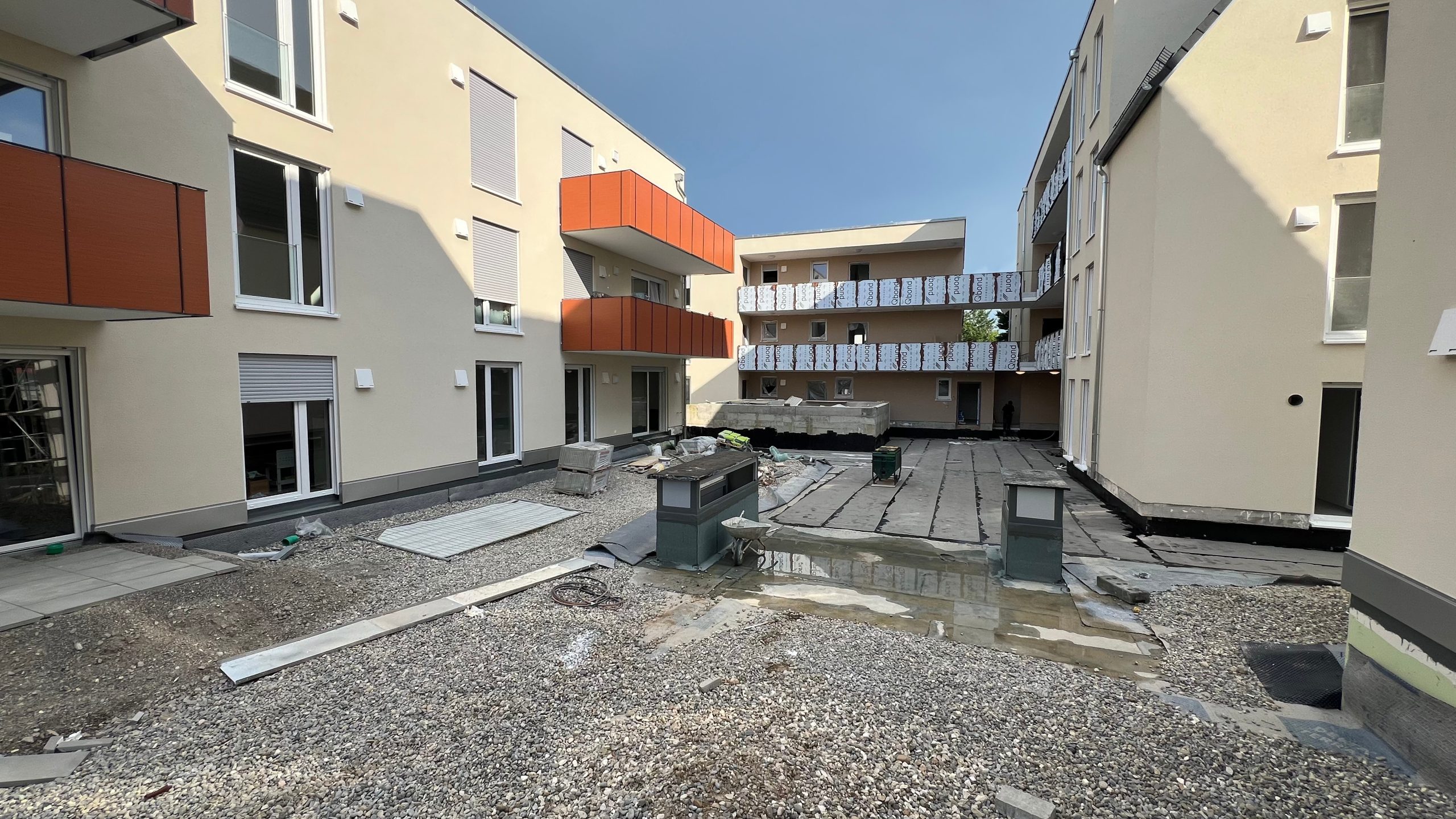Neubauprojekt Alte Schreinerei - Juli 2024 - Hirn Immobilien