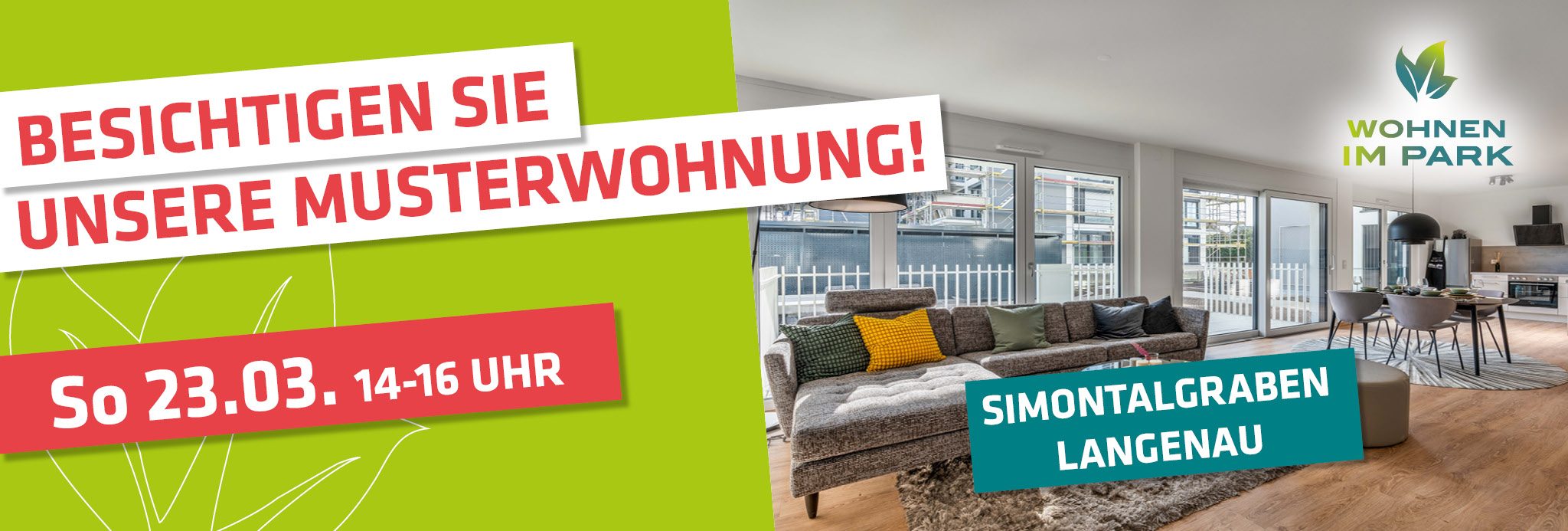 Musterwohnungsbesichtigung am 23.03.25 "Wohnen im Park" in Langenau