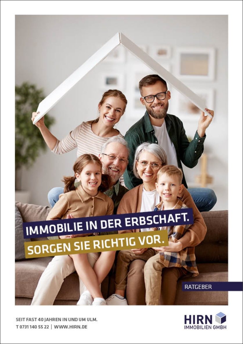 Immobilienratgeber Erbschaft - Hirn Immobilien Ulm