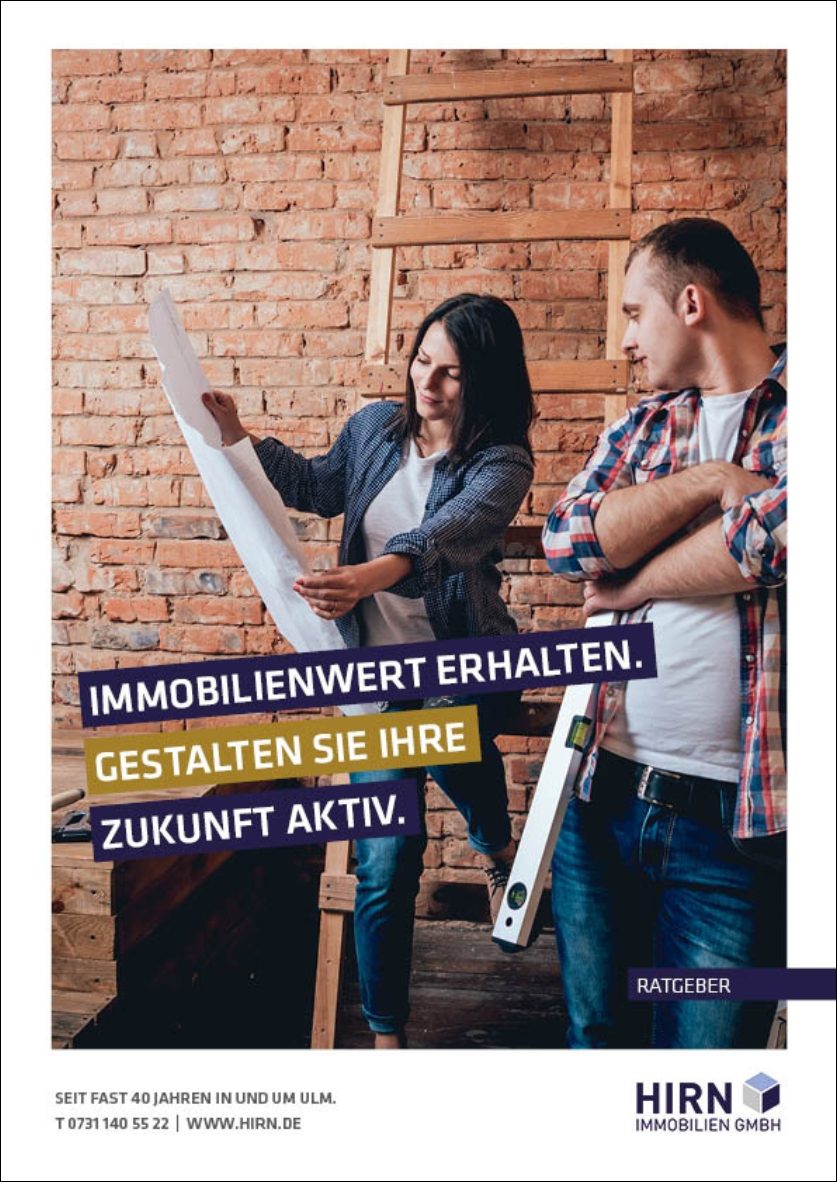 Immobilienratgeber Wert erhalten - Hirn Immobilien Ulm
