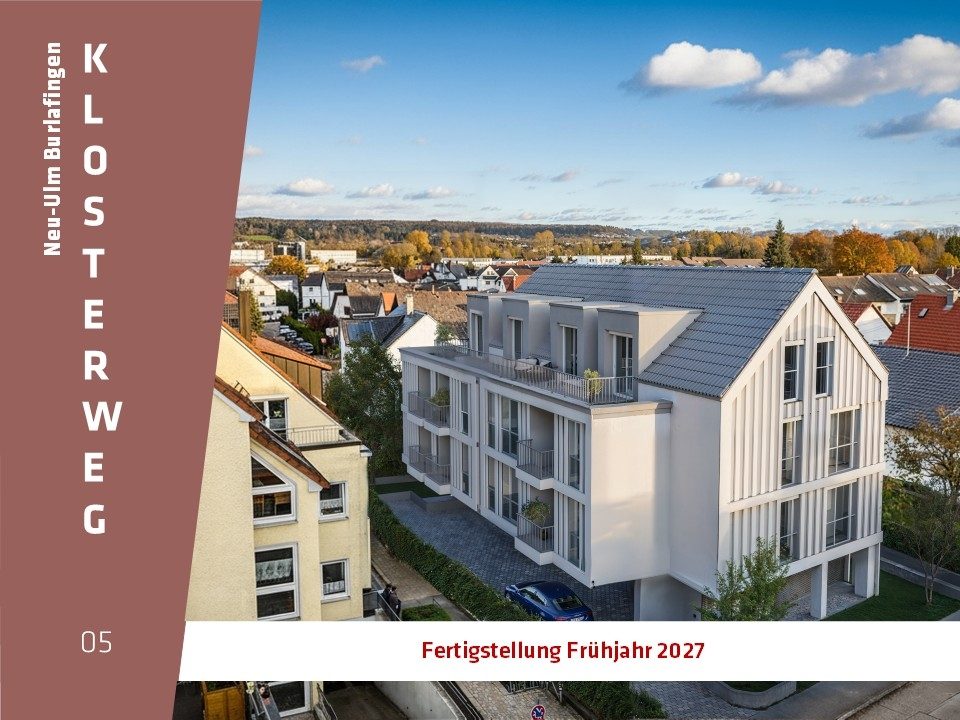 Hirn Immobilien GmbH - Immobilienangebot - Neu-Ulm / Burlafingen - Wohnungen - 2-ZIMMER ETW IM 2. OG MIT LOGGIA | WOHNEN IM KLOSTERWEG IN BURLAFINGEN