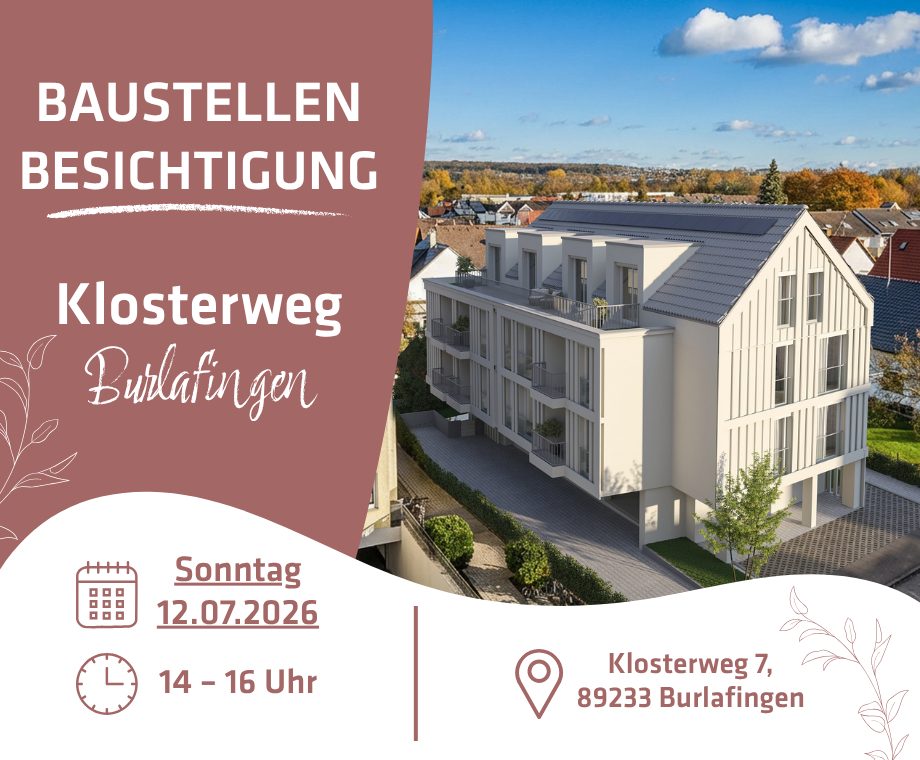 Hirn Immobilien GmbH - Immobilienangebot - Neu-Ulm / Burlafingen - Wohnungen - 2-ZIMMER ETW IM 2. OG MIT LOGGIA | WOHNEN IM KLOSTERWEG IN BURLAFINGEN