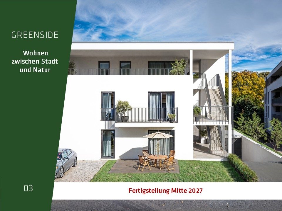 Hirn Immobilien GmbH - Immobilienangebot - Blaustein - Wohnungen - KFW 40 NH | 3-ZIMMER ETW IM EG MIT BALKON| GREENSIDE BLAUSTEIN