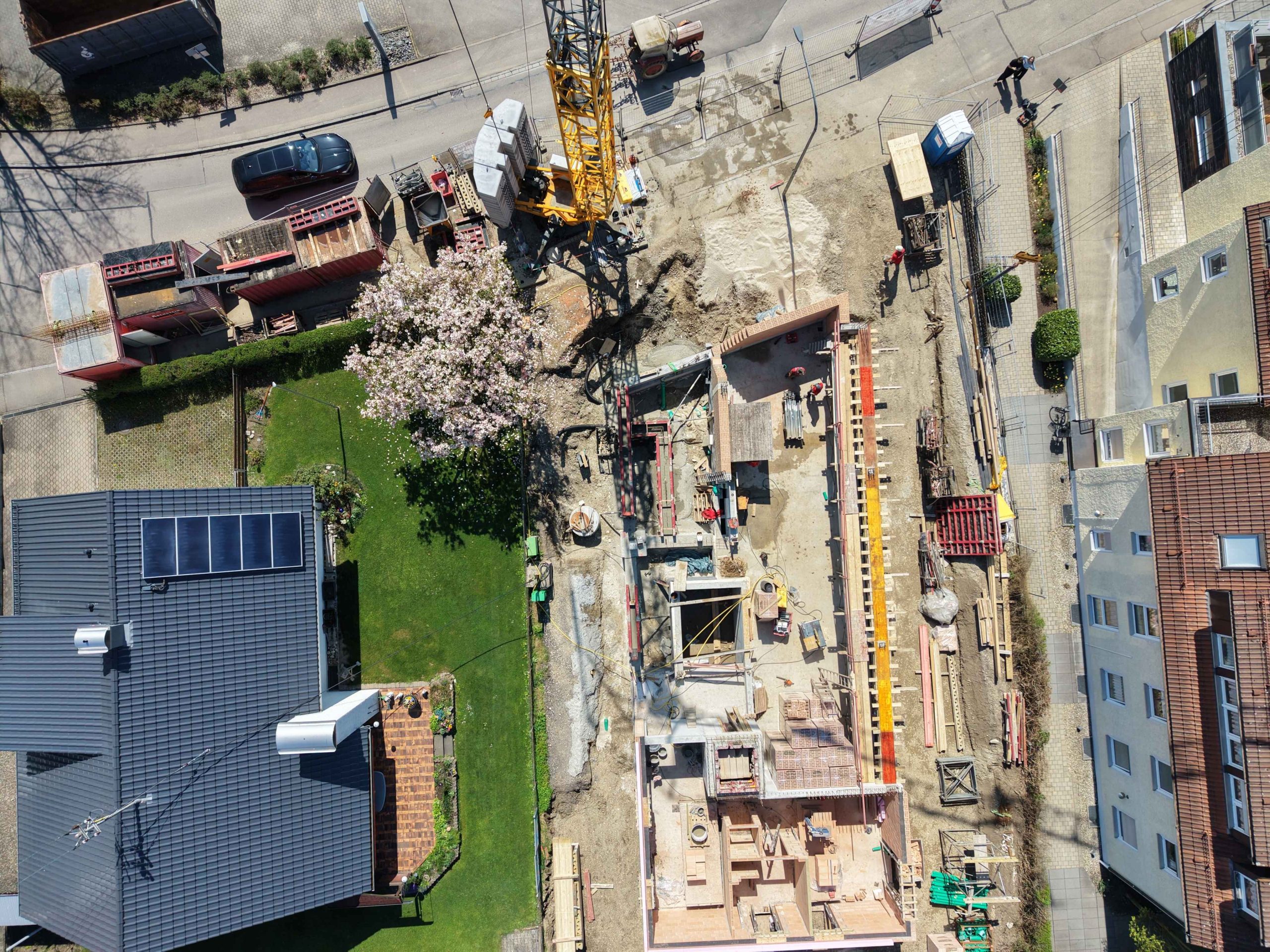 KLOSTERWEG - Neu-Ulm Burlafingen - Neubauprojekt Hirn Immobilien GmbH Ulm – Baustellenfotos April 2026