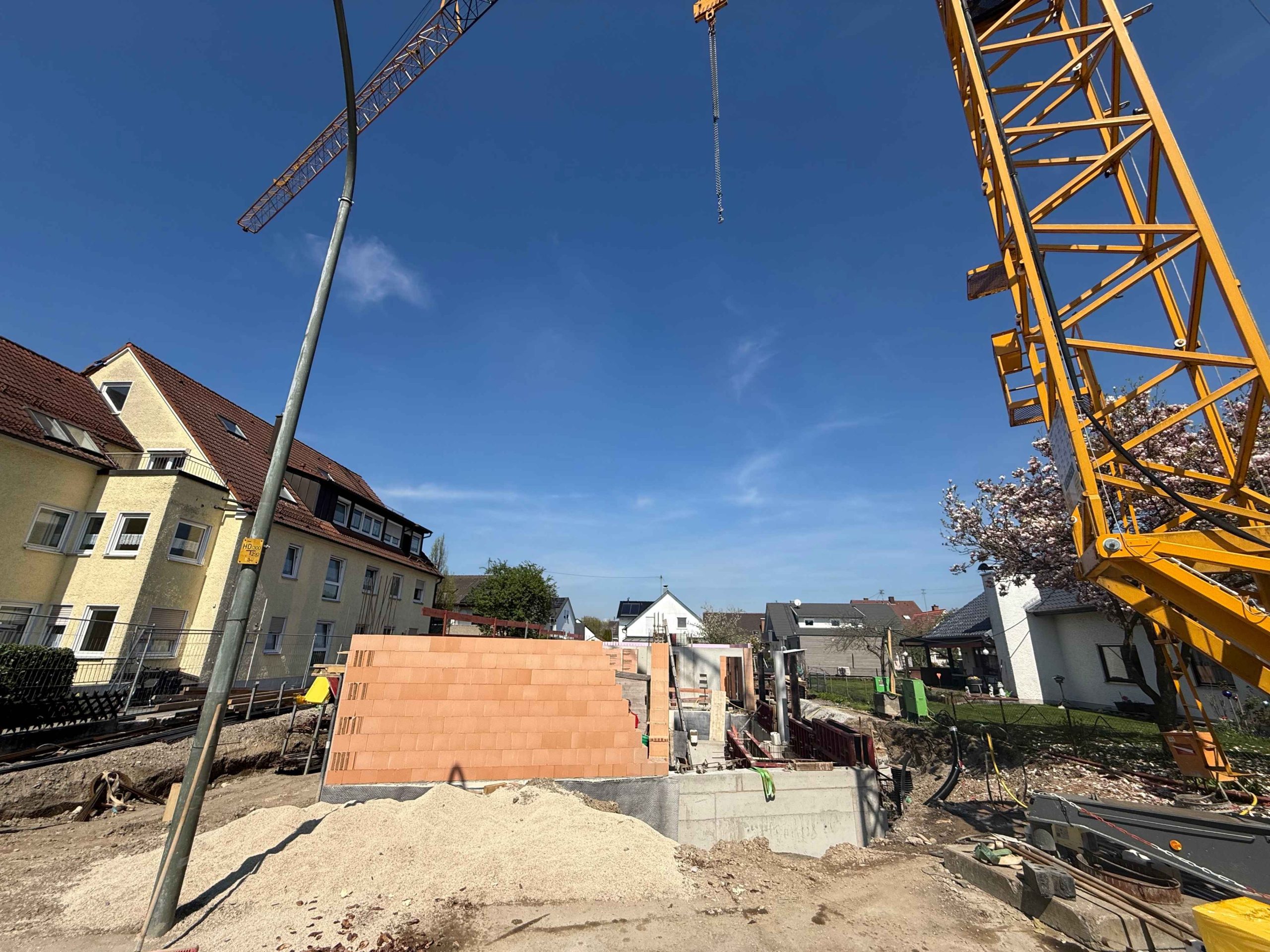 KLOSTERWEG - Neu-Ulm Burlafingen - Neubauprojekt Hirn Immobilien GmbH Ulm – Baustellenfotos April 2026