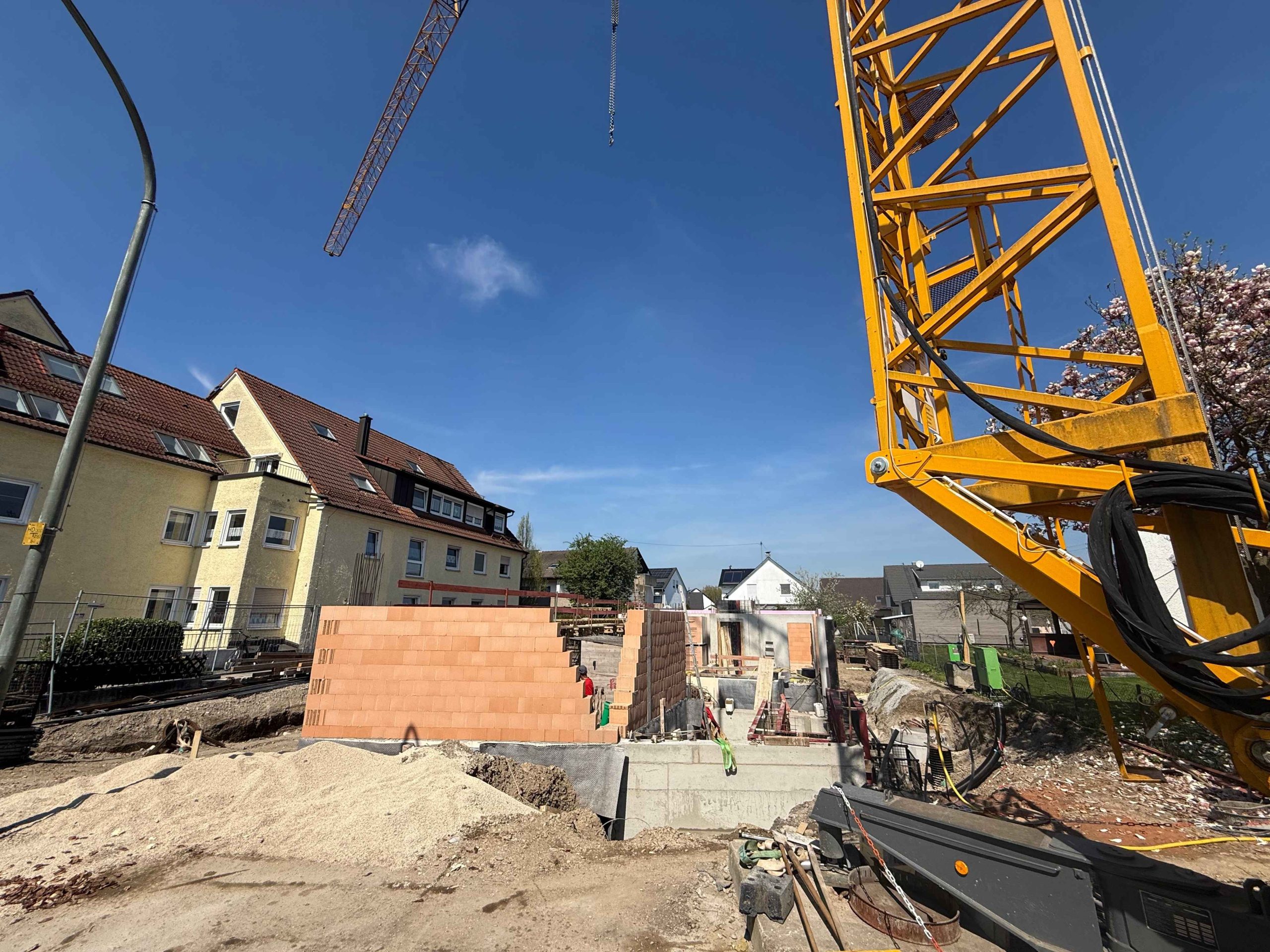 KLOSTERWEG - Neu-Ulm Burlafingen - Neubauprojekt Hirn Immobilien GmbH Ulm – Baustellenfotos April 2026