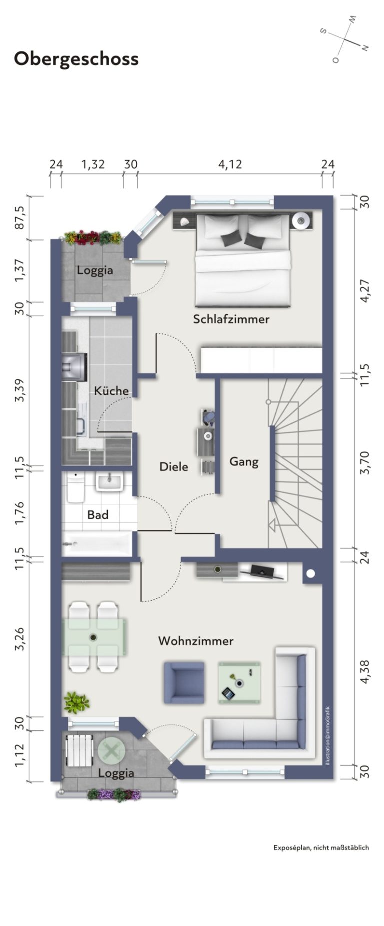 Hirn Immobilien GmbH - Immobilienangebot - Ulm - Häuser - Wohnen & Vermieten – gepflegtes Reihenhaus mit 3 Wohneinheiten in Böfingen