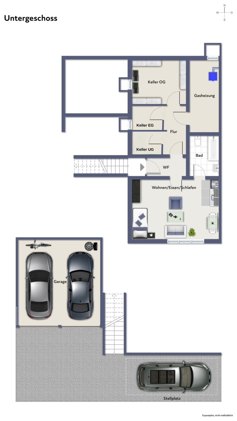 Hirn Immobilien GmbH - Immobilienangebot - Ulm - Häuser - Attraktives Anlageobjekt in Ulm: Doppelhaushälfte mit 3 separaten Wohneinheiten