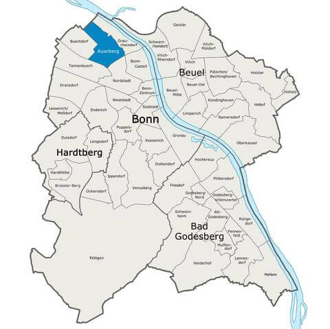 Karte Bonn Auerberg