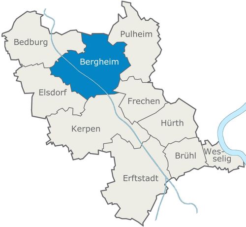 Karte Bergheim