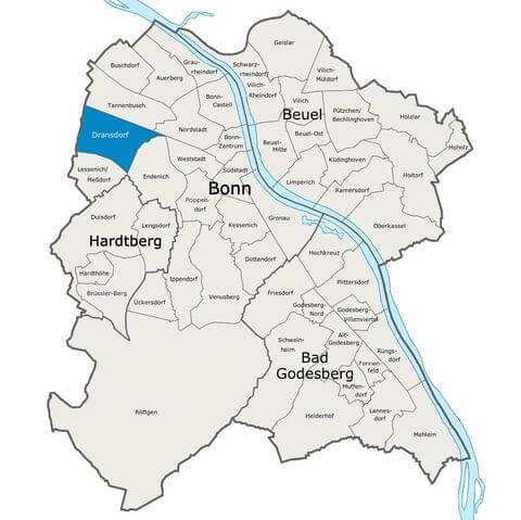 Karte Bonn Dransdorf