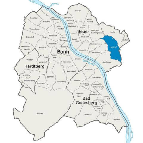 Karte Bonn Holtorf