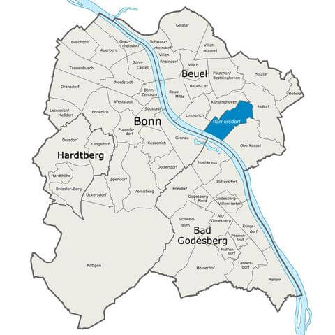 Karte Bonn Ramersdorf