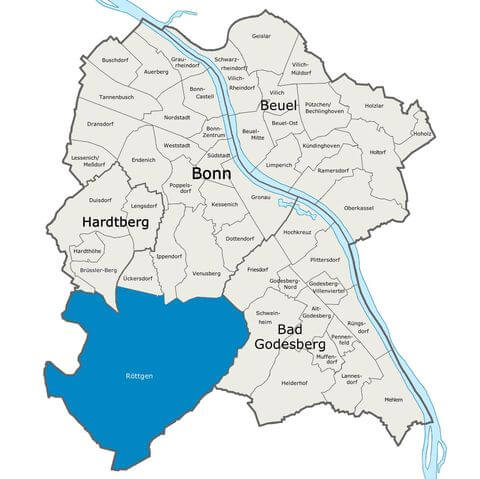 Karte Bonn Röttgen