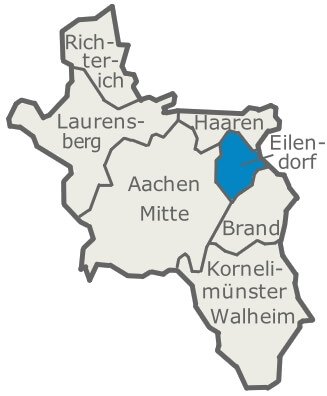 Eilendorf Karte