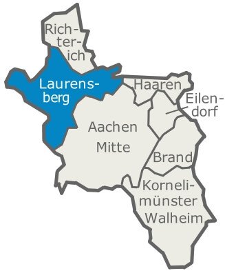 Laurensberg Karte