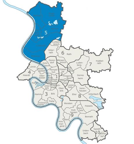 Düsseldorf Stadtbezirk 5