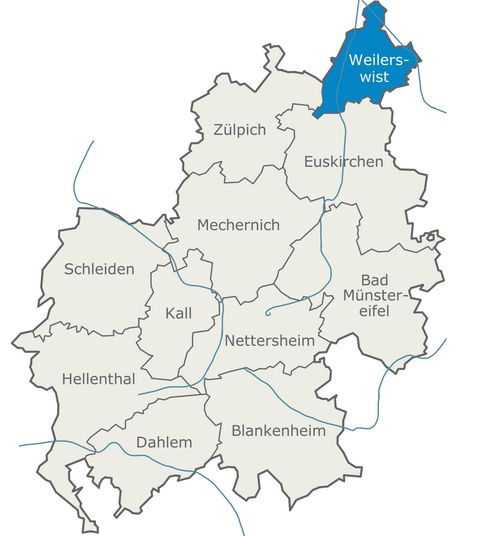 Weilerswist Karte