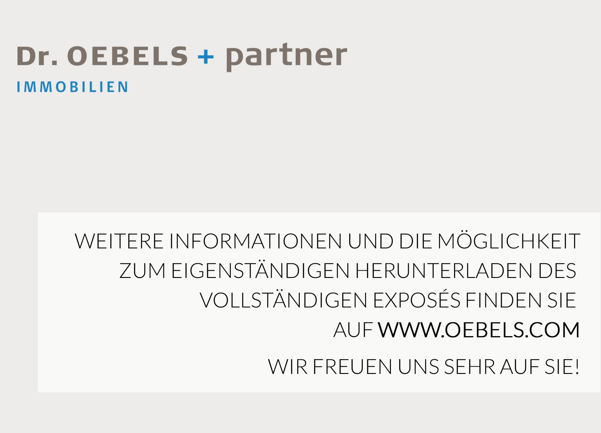 Dr. OEBELS + partner - Immobilienangebot - Köln - Alle - EIGENNUTZUNG ODER KAPITALANLAGE – SIE ENTSCHEIDEN!
ATTRAKTIVE BÜRORÄUMLICHKEITEN