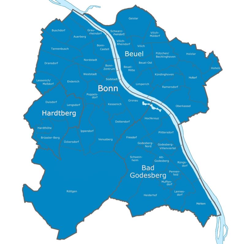 Karte Bonn Alt-Godesberg