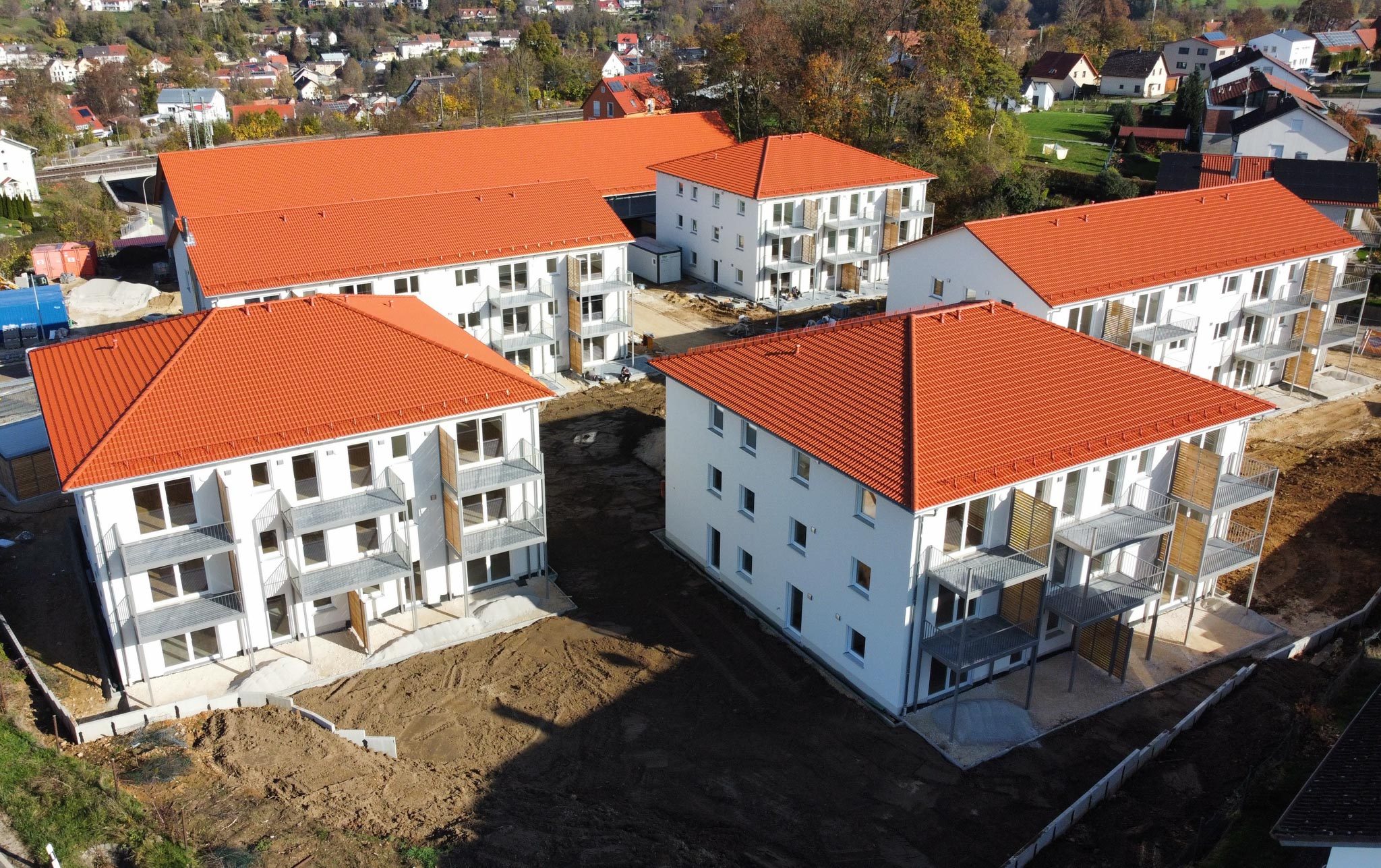 Rennplatz Immobilien Regensburg Aktuelle Neubauprojekte Neubau Beratzhausen Luftaufnahme