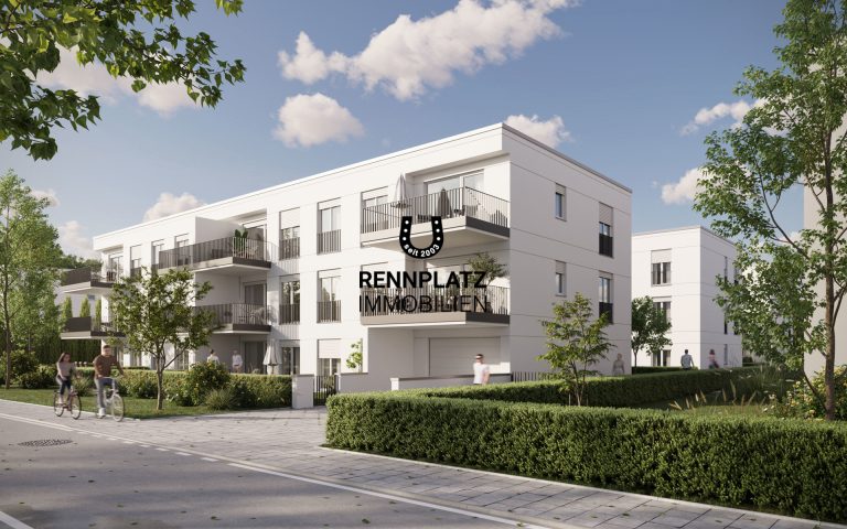 Immobilienangebot - Regensburg - Alle - BK2-10 | Neubau. Offene 3-Zimmer-Wohnung mit Terrasse und privatem Gartenanteil.