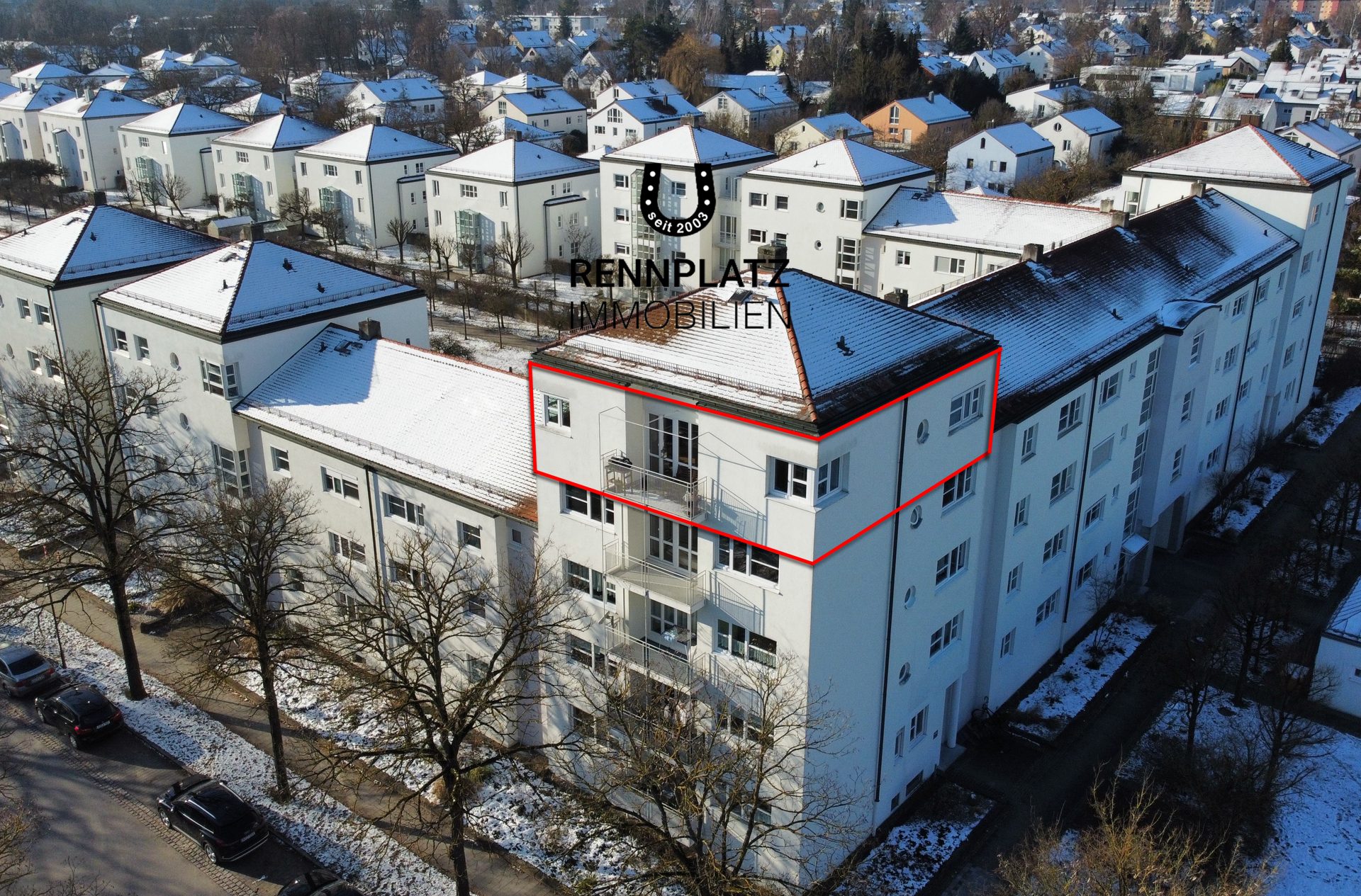 Immobilienangebot - Regensburg - Alle - Attraktive 2,5-Zimmer-Wohnung mit Balkon und traumhaftem Weitblick am Rennplatz.