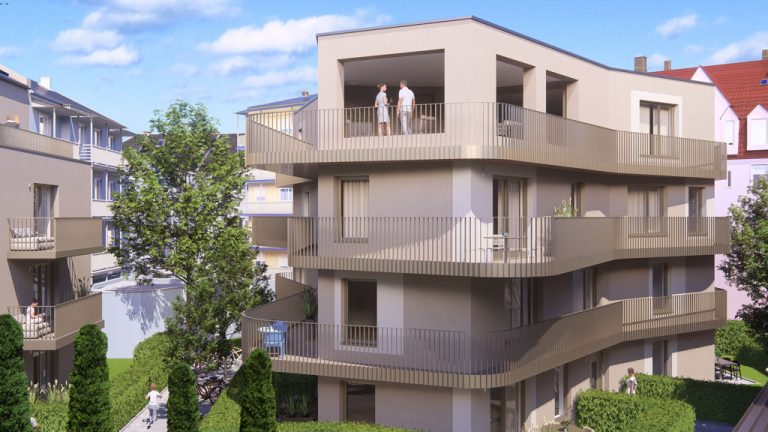 Immobilienangebot - Regensburg - Alle - A2.3 | Neubau: Lichtdurchflutete 2-Zimmer-Wohnung mit großem Balkon in Regensburg.